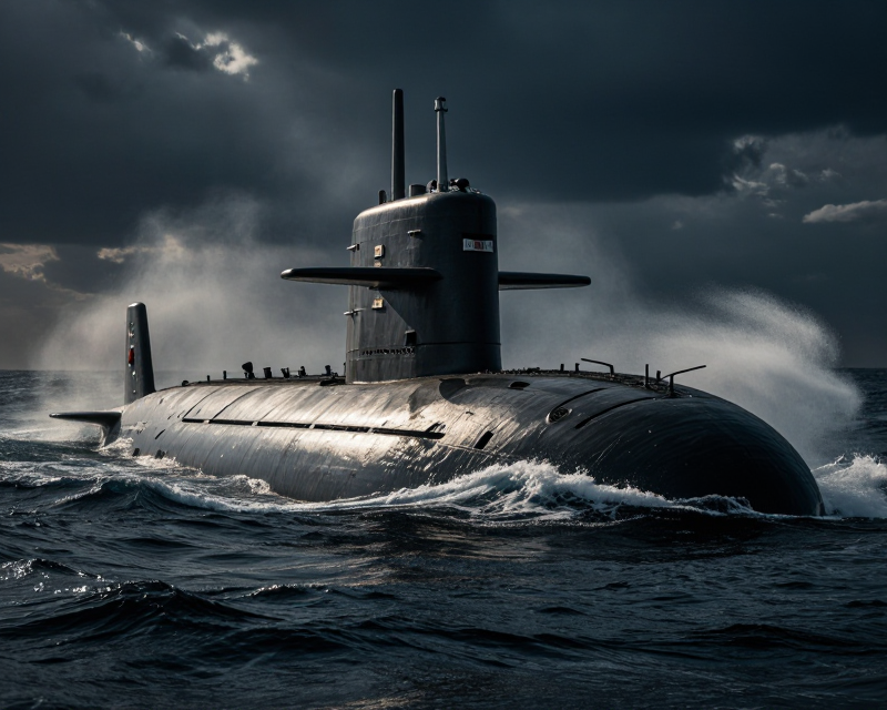 Submarine in Pacific