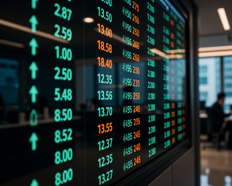 Stock Market Surge Visual
