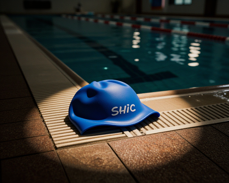 Swimming Cap in Dark Pool