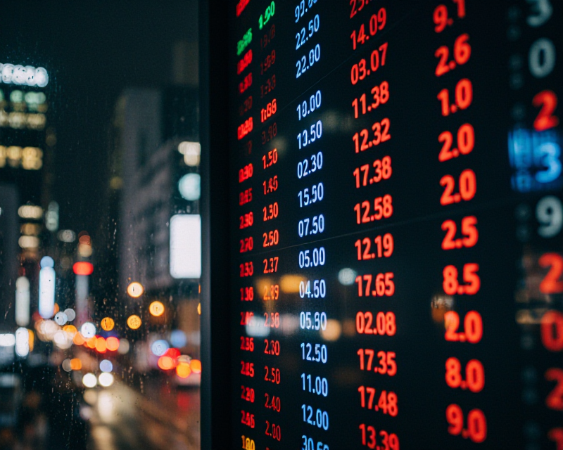 Stock Market Monitor in Seoul