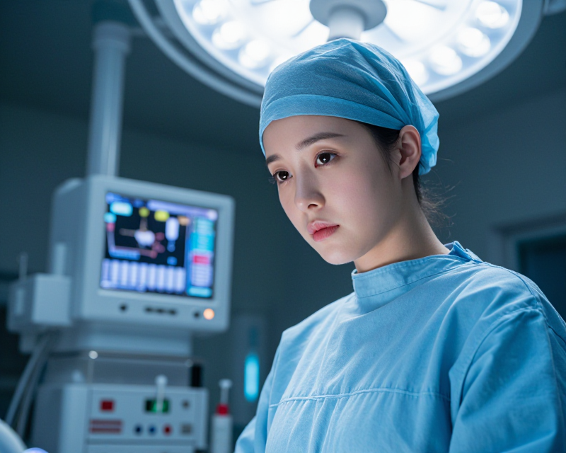 Cinematic Medical Drama Scene