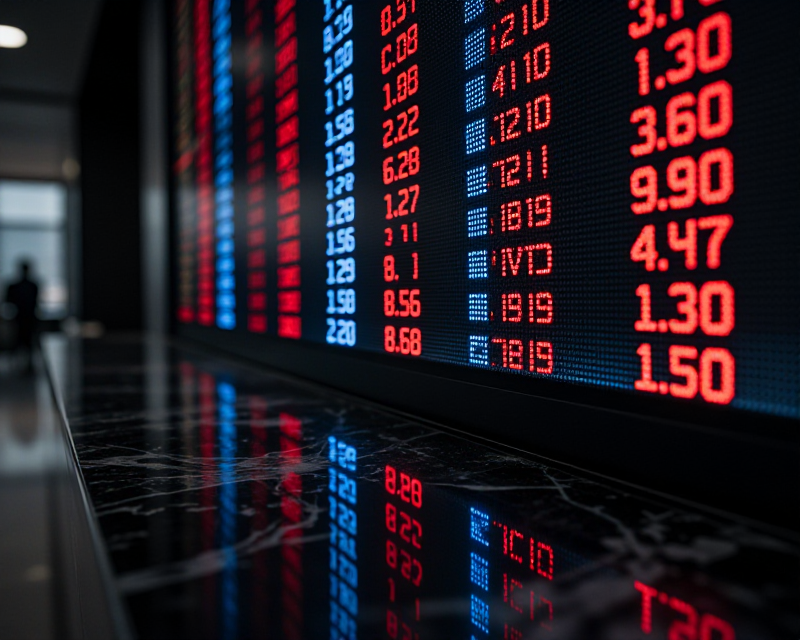 Stock Market Volatility Concept