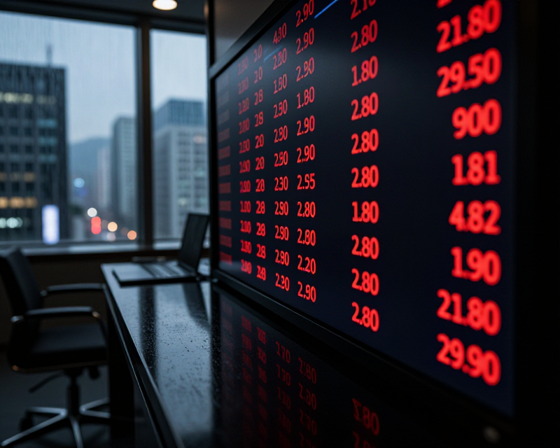 Stock Market Decline Visual