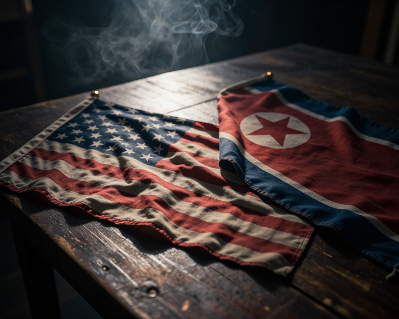 Symbolic tension between US and North Korea