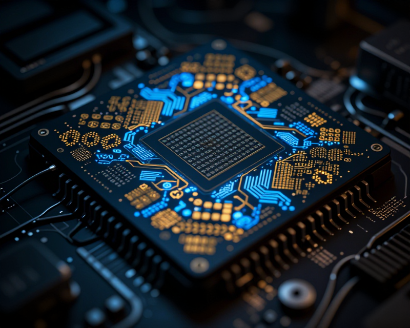 AI Semiconductor Glow