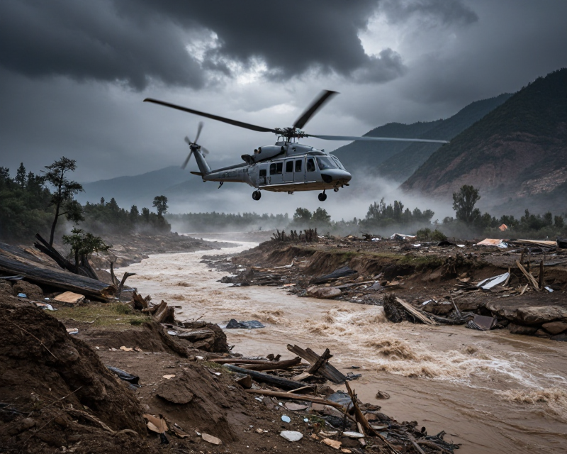 Search in Nepal Floods